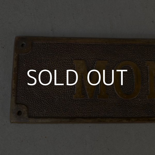 画像4: VINTAGE ANTIQUE MONEY ORDERS PLATE SIGN ヴィンテージ アンティーク プレート 看板  アメリカ / インダストリアル  インテリア レジ 店舗什器 壁掛け USA (4)