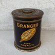 画像1: VINTAGE ANTIQUE LIGGETT&MYERS TOBACCO CO. GRANGER TIN CAN ヴィンテージ アンティーク 煙草 ティン 缶 アメリカ / アドバタイジング たばこ入れ 小物入れ 収納 雑貨 USA  (1)