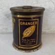 画像4: VINTAGE ANTIQUE LIGGETT&MYERS TOBACCO CO. GRANGER TIN CAN ヴィンテージ アンティーク 煙草 ティン 缶 アメリカ / アドバタイジング たばこ入れ 小物入れ 収納 雑貨 USA  (4)