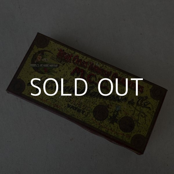 画像6: VINTAGE ANTIQUE M.C.C. TOBACCO TIN CAN ヴィンテージ アンティーク 煙草 ティン 缶 アメリカ / アドバタイジング たばこ入れ 小物入れ 収納 雑貨 USA  (6)