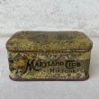 画像2: VINTAGE ANTIQUE MARYLAND CLUB TOBACCO TIN CAN ヴィンテージ アンティーク 煙草 ティン 缶 アメリカ / アドバタイジング たばこ入れ 小物入れ 収納 雑貨 USA  (2)