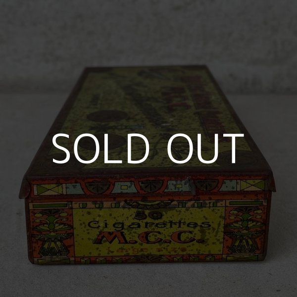 画像5: VINTAGE ANTIQUE M.C.C. TOBACCO TIN CAN ヴィンテージ アンティーク 煙草 ティン 缶 アメリカ / アドバタイジング たばこ入れ 小物入れ 収納 雑貨 USA  (5)