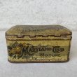 画像3: VINTAGE ANTIQUE MARYLAND CLUB TOBACCO TIN CAN ヴィンテージ アンティーク 煙草 ティン 缶 アメリカ / アドバタイジング たばこ入れ 小物入れ 収納 雑貨 USA  (3)