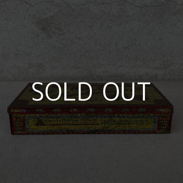 画像2: VINTAGE ANTIQUE M.C.C. TOBACCO TIN CAN ヴィンテージ アンティーク 煙草 ティン 缶 アメリカ / アドバタイジング たばこ入れ 小物入れ 収納 雑貨 USA  (2)