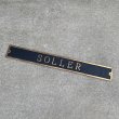 画像1: VINTAGE ANTIQUE SOLLER PLATE SIGN ヴィンテージ アンティーク プレート 看板  アメリカ / インダストリアル  インテリア 店舗什器 壁掛け USA (1)