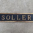 画像4: VINTAGE ANTIQUE SOLLER PLATE SIGN ヴィンテージ アンティーク プレート 看板  アメリカ / インダストリアル  インテリア 店舗什器 壁掛け USA (4)