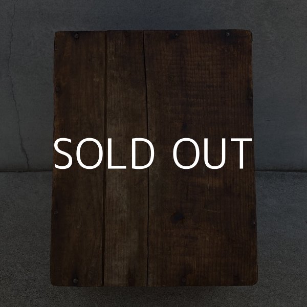 画像6: VINTAGE ANTIQUE R.E.LEE WOOD CRATE WOOD BOX ヴィンテージ アンティーク ウッドボックス 木箱 アメリカ / インダストリアル 収納 店舗什器 USA (2) (6)