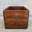 画像4: VINTAGE ANTIQUE R.E.LEE WOOD CRATE WOOD BOX ヴィンテージ アンティーク ウッドボックス 木箱 アメリカ / インダストリアル 収納 店舗什器 USA (2) (4)