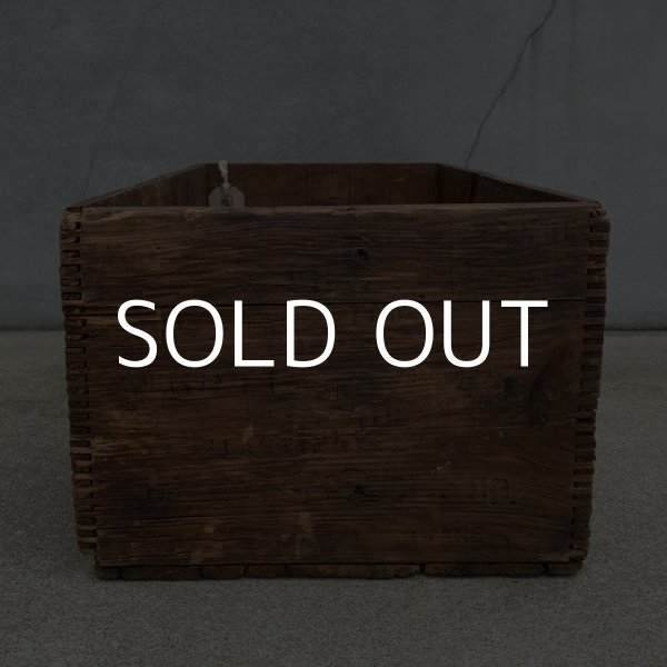 画像5: VINTAGE ANTIQUE HERCULES WOOD CRATE WOOD BOX ヴィンテージ アンティーク ウッドボックス 木箱 アメリカ / インダストリアル 収納 店舗什器 USA (1) (5)