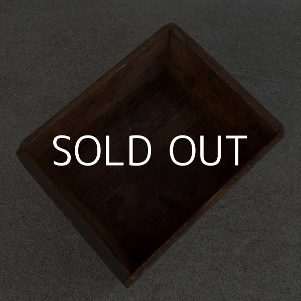画像5: VINTAGE ANTIQUE R.E.LEE WOOD CRATE WOOD BOX ヴィンテージ アンティーク ウッドボックス 木箱 アメリカ / インダストリアル 収納 店舗什器 USA (2) (5)
