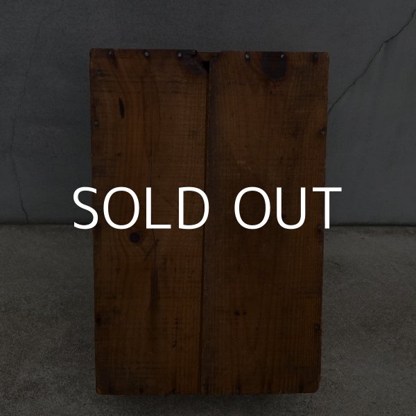 画像7: VINTAGE ANTIQUE HERCULES WOOD CRATE WOOD BOX ヴィンテージ アンティーク ウッドボックス 木箱 アメリカ / インダストリアル 収納 店舗什器 USA (2) (7)