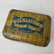 画像6: VINTAGE ANTIQUE SENSATION SMOKING TOBACCO TIN CAN ヴィンテージ アンティーク 煙草 ティン 缶 アメリカ / アドバタイジング たばこ入れ 小物入れ 収納 雑貨 USA  (6)