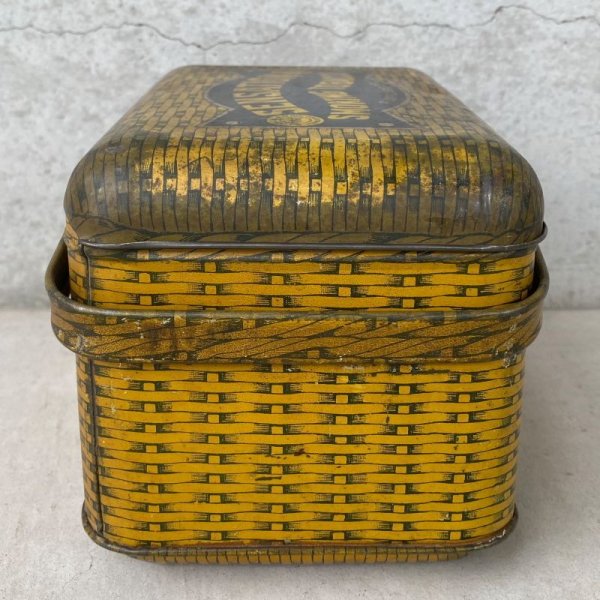 画像4: VINTAGE ANTIQUE SENSATION SMOKING TOBACCO TIN CAN ヴィンテージ アンティーク 煙草 ティン 缶 アメリカ / アドバタイジング たばこ入れ 小物入れ 収納 雑貨 USA  (4)