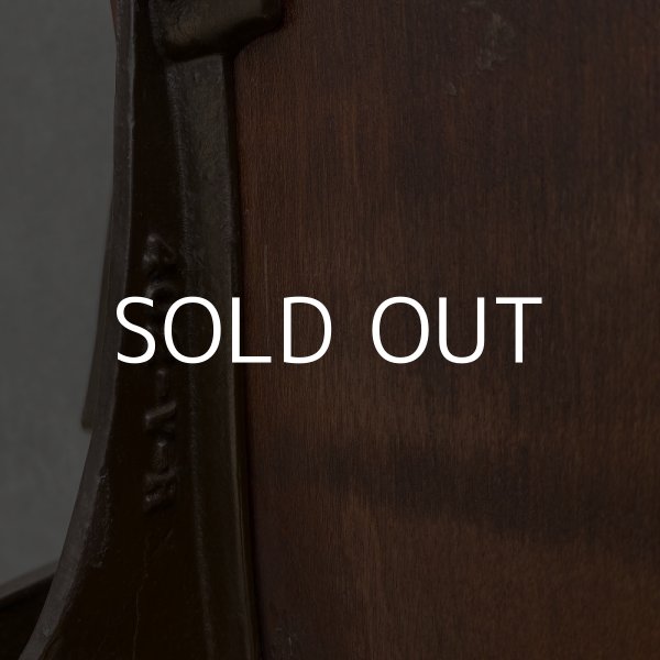 画像10: VINTAGE ANTIQUE THEATER CHAIR ヴィンテージ アンティーク シアターチェア アメリカ / 椅子 シアターベンチ 家具 木製 映画館 2連 店舗 什器 USA (10)