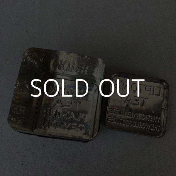 画像7: VINTAGE ANTIQUE LIPTON'S TEA TIN CAN ヴィンテージ アンティーク リプトン ティン 缶 アメリカ / アドバタイジング インテリア キッチン カフェ 小物入れ 収納 雑貨 USA  (7)