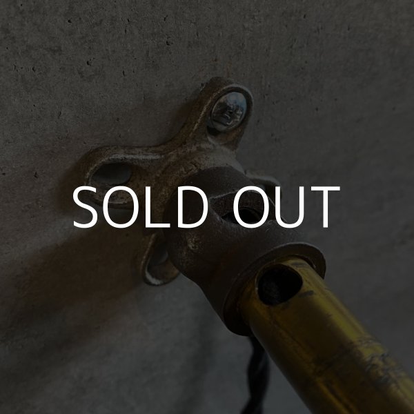 画像7: VINTAGE ANTIQUE LAMP LIGHT WALL LAMP ヴィンテージ アンティーク ライト ウォールランプ ブラケットランプ 照明 アメリカ / 壁付けランプ  真鍮 店舗什器 USA (1) (7)