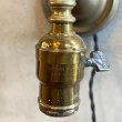 画像5: VINTAGE ANTIQUE LAMP LIGHT WALL LAMP ヴィンテージ アンティーク ライト ウォールランプ ブラケットランプ 照明 アメリカ / 壁付けランプ  真鍮 店舗什器 USA (1) (5)