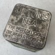 画像5: VINTAGE ANTIQUE LIPTON'S TEA TIN CAN ヴィンテージ アンティーク リプトン ティン 缶 アメリカ / アドバタイジング インテリア キッチン カフェ 小物入れ 収納 雑貨 USA  (5)