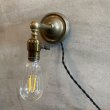 画像1: VINTAGE ANTIQUE LAMP LIGHT WALL LAMP ヴィンテージ アンティーク ライト ウォールランプ ブラケットランプ 照明 アメリカ / 壁付けランプ  真鍮 店舗什器 USA (1) (1)