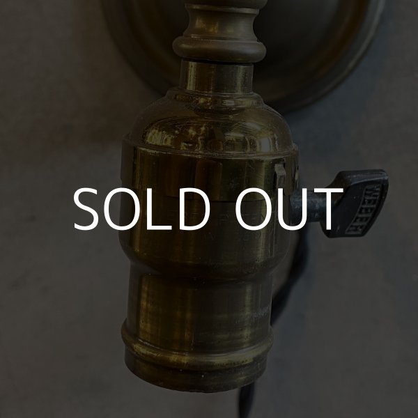 画像5: VINTAGE ANTIQUE LAMP LIGHT WALL LAMP ヴィンテージ アンティーク ライト ウォールランプ ブラケットランプ 照明 アメリカ / 壁付けランプ 真鍮 店舗什器 USA (2) (5)