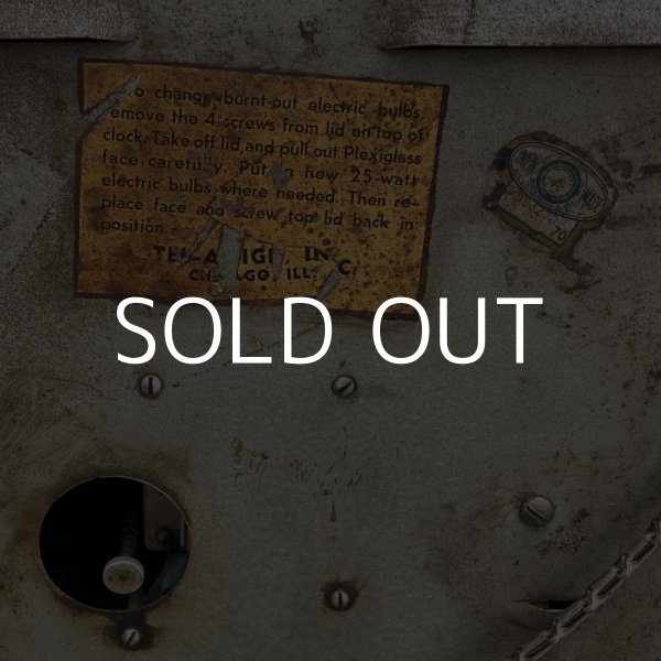 画像7: VINTAGE ANTIQUE CAT'S PAW WALL CLOCK ヴィンテージ アンティーク キャッツポウ ウォールクロック 壁掛け時計 アメリカ / コレクタブル アドバタイジング 販促用 USA (7)