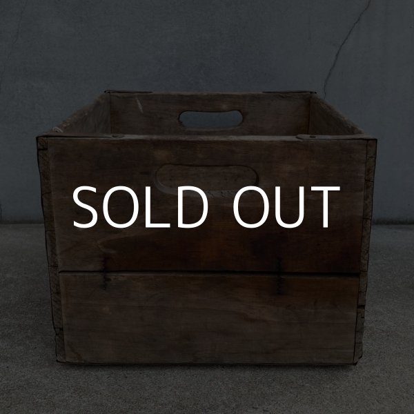 画像4: VINTAGE ANTIQUE PEVELY WOOD CRATE WOOD BOX ヴィンテージ アンティーク ウッドボックス 木箱 アメリカ / インダストリアル 運搬用 収納 店舗什器 USA (1) (4)