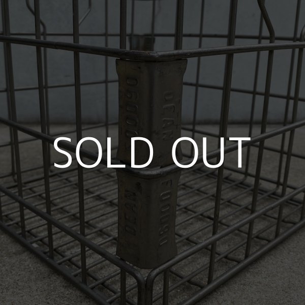 画像7: VINTAGE ANTIQUE  WIRE BASKET ヴィンテージ ワイヤーバスケット メタルボックス  / アメリカ インダストリアル ガレージ アイアン かご 収納 什器 USA (7)