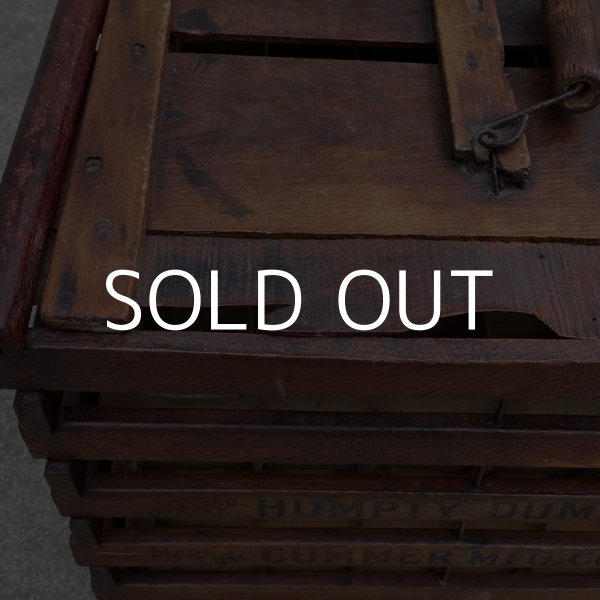 画像8: VINTAGE HUMPTY DUMPTY EGG CRATE, GUMMER MFG. CO. ヴィンテージ ハンプティダンプティ ウッドボックス アメリカ / 木箱 卵入れ インテリア USA (2) (8)