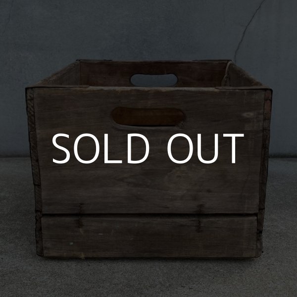 画像5: VINTAGE ANTIQUE PEVELY WOOD CRATE WOOD BOX ヴィンテージ アンティーク ウッドボックス 木箱 アメリカ / インダストリアル 運搬用 収納 店舗什器 USA (1) (5)