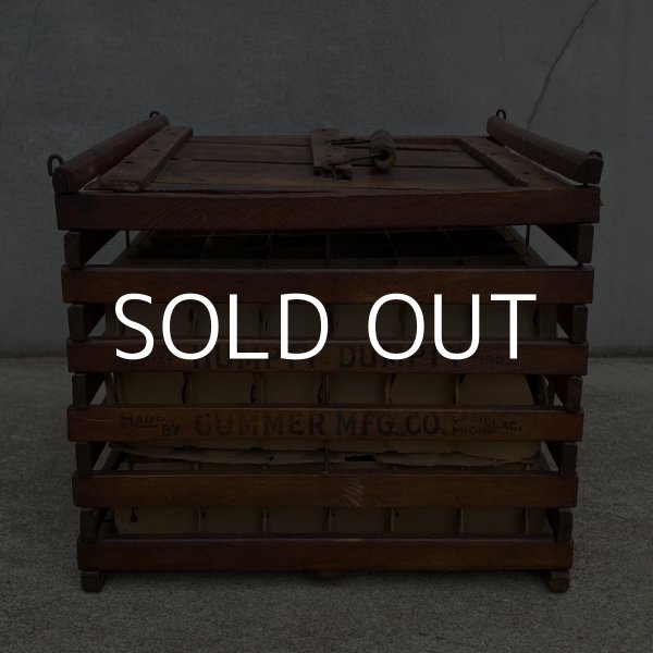画像2: VINTAGE HUMPTY DUMPTY EGG CRATE, GUMMER MFG. CO. ヴィンテージ ハンプティダンプティ ウッドボックス アメリカ / 木箱 卵入れ インテリア USA (2) (2)
