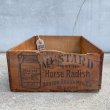 画像3: VINTAGE ANTIQUE DODSON BRAUN MFG.CO. WOOD CRATE WOOD BOX ヴィンテージ アンティーク ウッドボックス 木箱 アメリカ / インダストリアル 運搬用 収納 店舗什器 USA  (3)