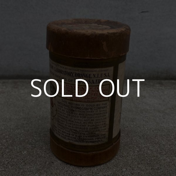 画像2: VINTAGE ANTIQUE EDISON RECORD ヴィンテージ アンティーク 蝋管 レコード エジソン アメリカ / インテリア ディスプレイ 蝋管蓄音機 円筒 USA (2) (2)