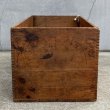 画像5: VINTAGE ANTIQUE JUNKET WOOD CRATE WOOD BOX ヴィンテージ アンティーク ウッドボックス 木箱 アメリカ / ディスプレイ アイスクリーム 運搬用 収納 店舗什器 USA  (5)