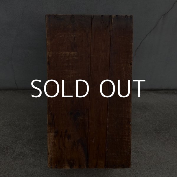 画像7: VINTAGE ANTIQUE JUNKET WOOD CRATE WOOD BOX ヴィンテージ アンティーク ウッドボックス 木箱 アメリカ / ディスプレイ アイスクリーム 運搬用 収納 店舗什器 USA  (7)