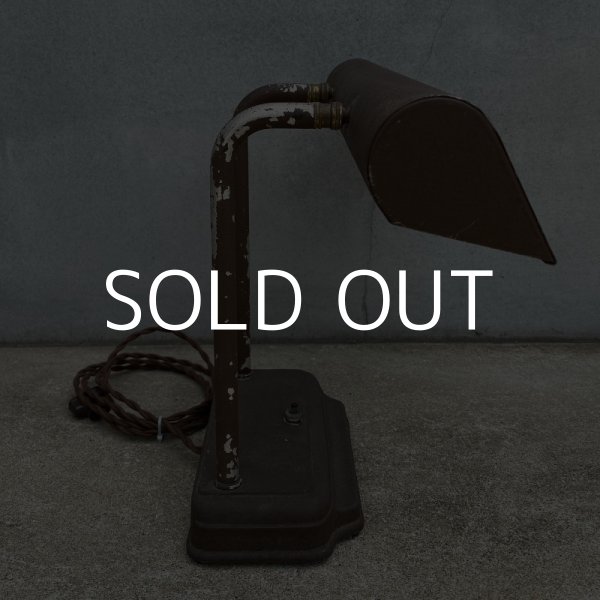 画像3: VINTAGE ANTIQUE DESKLAMP STANDLAMP ヴィンテージ アンティーク デスクライト スタンドライト 卓上ライト アメリカ / インダストリアル 照明 蛍光灯 工業用 USA  (3)