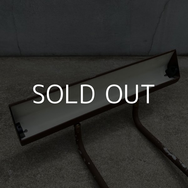 画像8: VINTAGE ANTIQUE DESKLAMP STANDLAMP ヴィンテージ アンティーク デスクライト スタンドライト 卓上ライト アメリカ / インダストリアル 照明 蛍光灯 工業用 USA  (8)