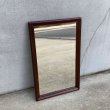 画像2: VINTAGE ANTIQUE MIRROR ヴィンテージ アンティーク ミラー 鏡 アメリカ / インテリア ディスプレイ 木製 店舗什器 USA (2)