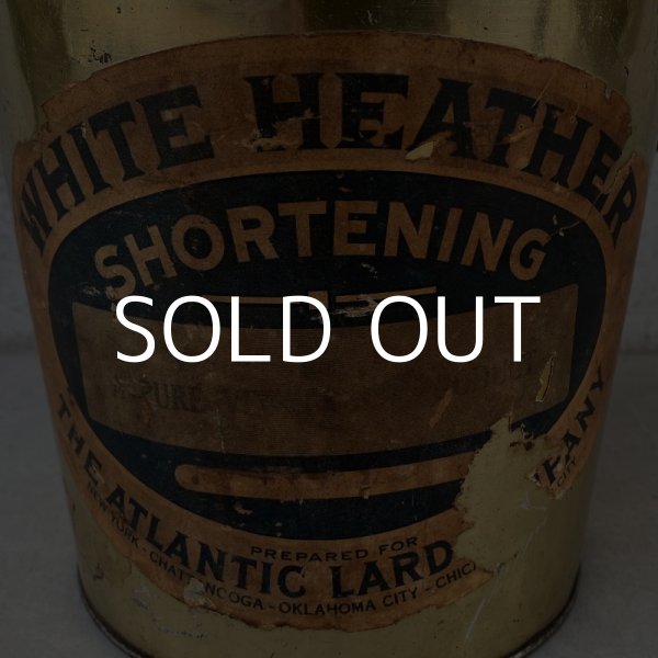 画像7: VINTAGE ANTIQUE THE ATLANTIC LARD CO. ヴィンテージ アンティーク ラード TIN缶 / アメリカ インダストリアル アドバタイジング コレクタブル 小物入れ USA (7)