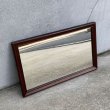 画像1: VINTAGE ANTIQUE MIRROR ヴィンテージ アンティーク ミラー 鏡 アメリカ / インテリア ディスプレイ 木製 店舗什器 USA (1)