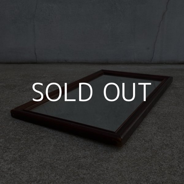 画像4: VINTAGE ANTIQUE MIRROR ヴィンテージ アンティーク ミラー 鏡 アメリカ / インテリア ディスプレイ 木製 店舗什器 USA (4)