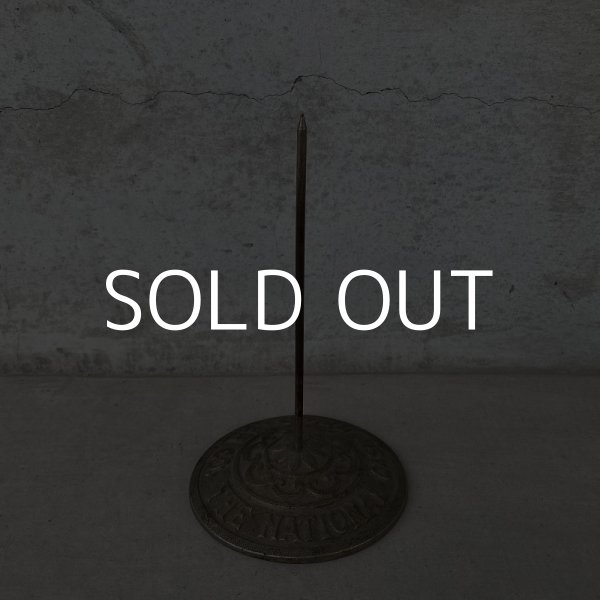 画像1: VINTAGE ANTIQUE RECEIPT HOLDER THE NATIONAL CASH REGISTER CO. ヴィンテージ アンティーク レシートホルダー 伝票差し アメリカ / インテリア 店舗備品 USA (1)