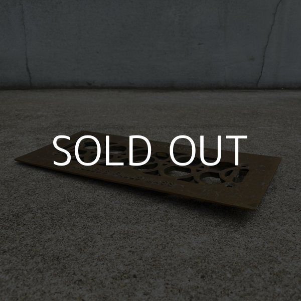 画像3: VINTAGE ANTIQUE RENOVATORS SUPPLY GUTTER ヴィンテージ アンティーク 側溝 蓋 アメリカ / インダストリアル インテリア プレート 真鍮 店舗什器 USA (1) (3)