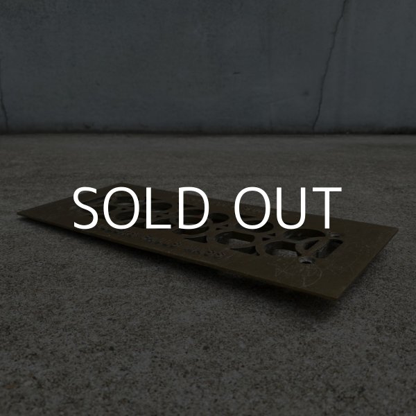 画像3: VINTAGE ANTIQUE RENOVATORS SUPPLY GUTTER ヴィンテージ アンティーク 側溝 蓋 アメリカ / インダストリアル インテリア プレート 真鍮 店舗什器 USA (2) (3)