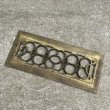 画像2: VINTAGE ANTIQUE RENOVATORS SUPPLY GUTTER ヴィンテージ アンティーク 側溝 蓋 アメリカ / インダストリアル インテリア プレート 真鍮 店舗什器 USA (2) (2)