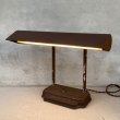 画像9: VINTAGE ANTIQUE DESKLAMP STANDLAMP ヴィンテージ アンティーク デスクライト スタンドライト 卓上ライト アメリカ / インダストリアル 照明 蛍光灯 工業用 USA  (9)