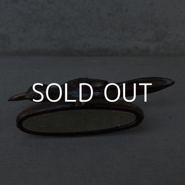 画像7: VINTAGE ANTIQUE ROADRUNNER ヴィンテージ アンティーク ロードランナー オブジェ アメリカ / コレクタブル ペーパーウェイト 置物 鳥 USA (1) (7)