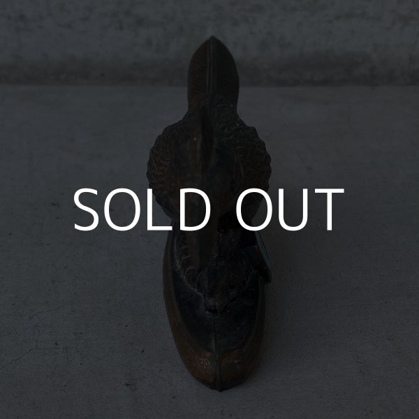 画像2: VINTAGE ANTIQUE ROADRUNNER ヴィンテージ アンティーク ロードランナー オブジェ アメリカ / コレクタブル ペーパーウェイト 置物 鳥 USA (1) (2)