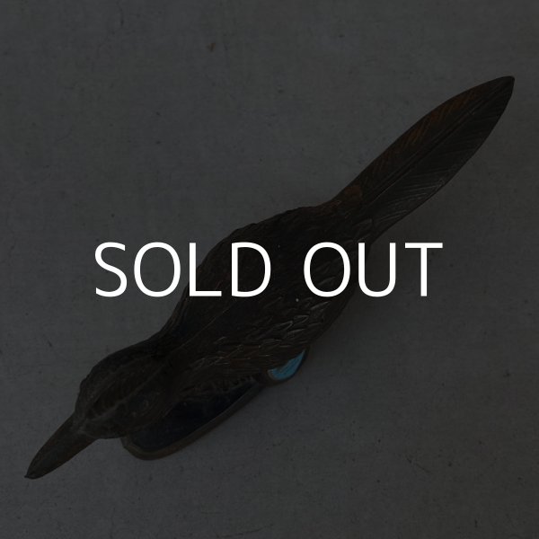 画像6: VINTAGE ANTIQUE ROADRUNNER ヴィンテージ アンティーク ロードランナー オブジェ アメリカ / コレクタブル ペーパーウェイト 置物 鳥 USA (1) (6)