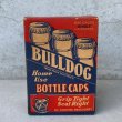 画像3: VINTAGE ANTIQUE CUPPLES CO. BULLDOG BOTTLE CUPS ヴィンテージ アンティーク ブルドッグ ボトルキャップ アメリカ / コレクタブル アドバタイジング オブジェ ディスプレイ USA (3)