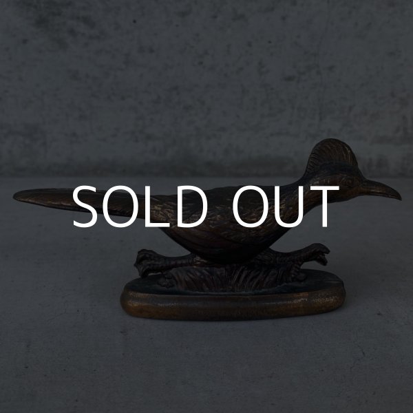 画像5: VINTAGE ANTIQUE ROADRUNNER ヴィンテージ アンティーク ロードランナー オブジェ アメリカ / コレクタブル ペーパーウェイト 置物 鳥 USA (1) (5)